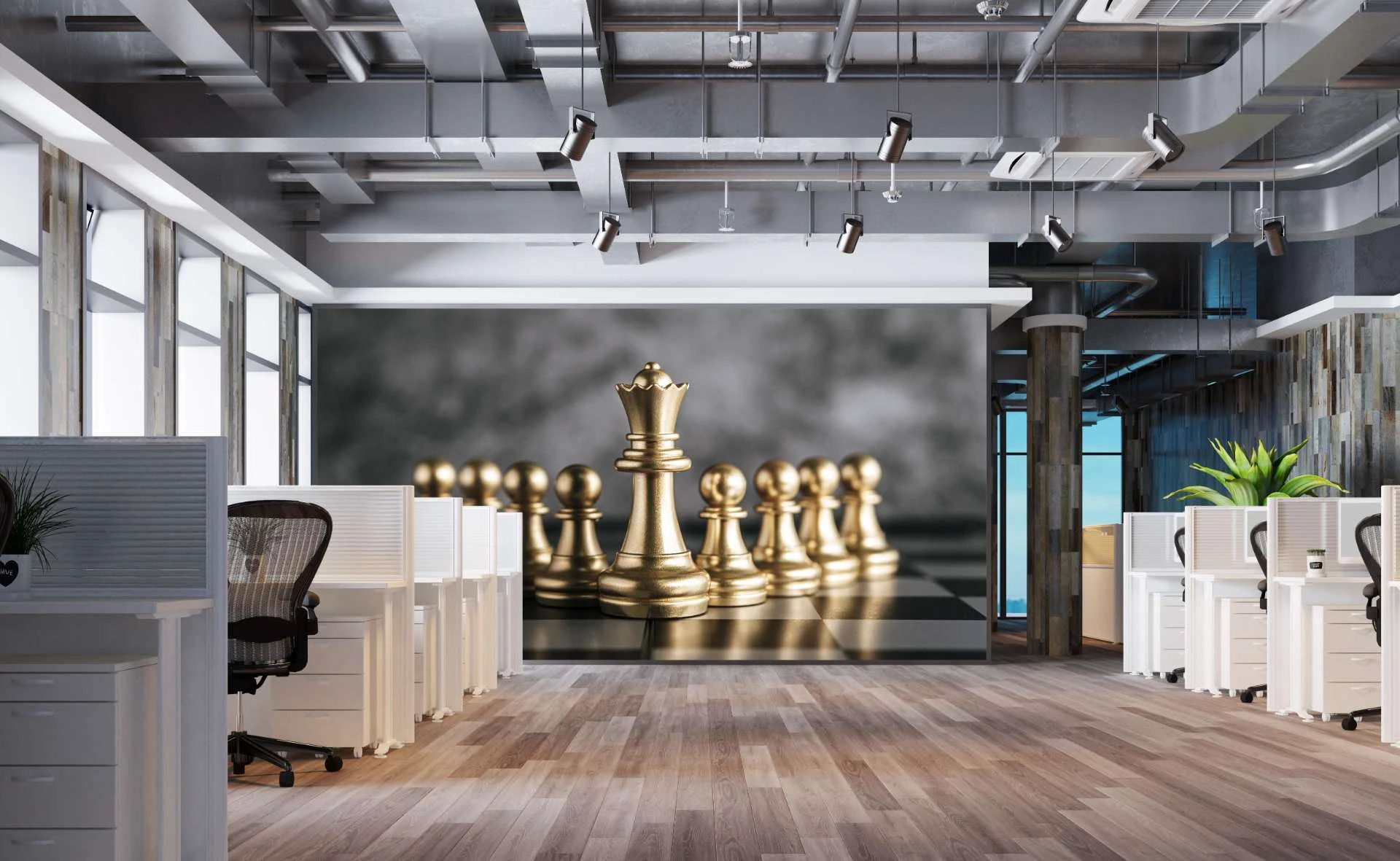 5 reasons to introduce the photo wallpaper into the decoration of a work space