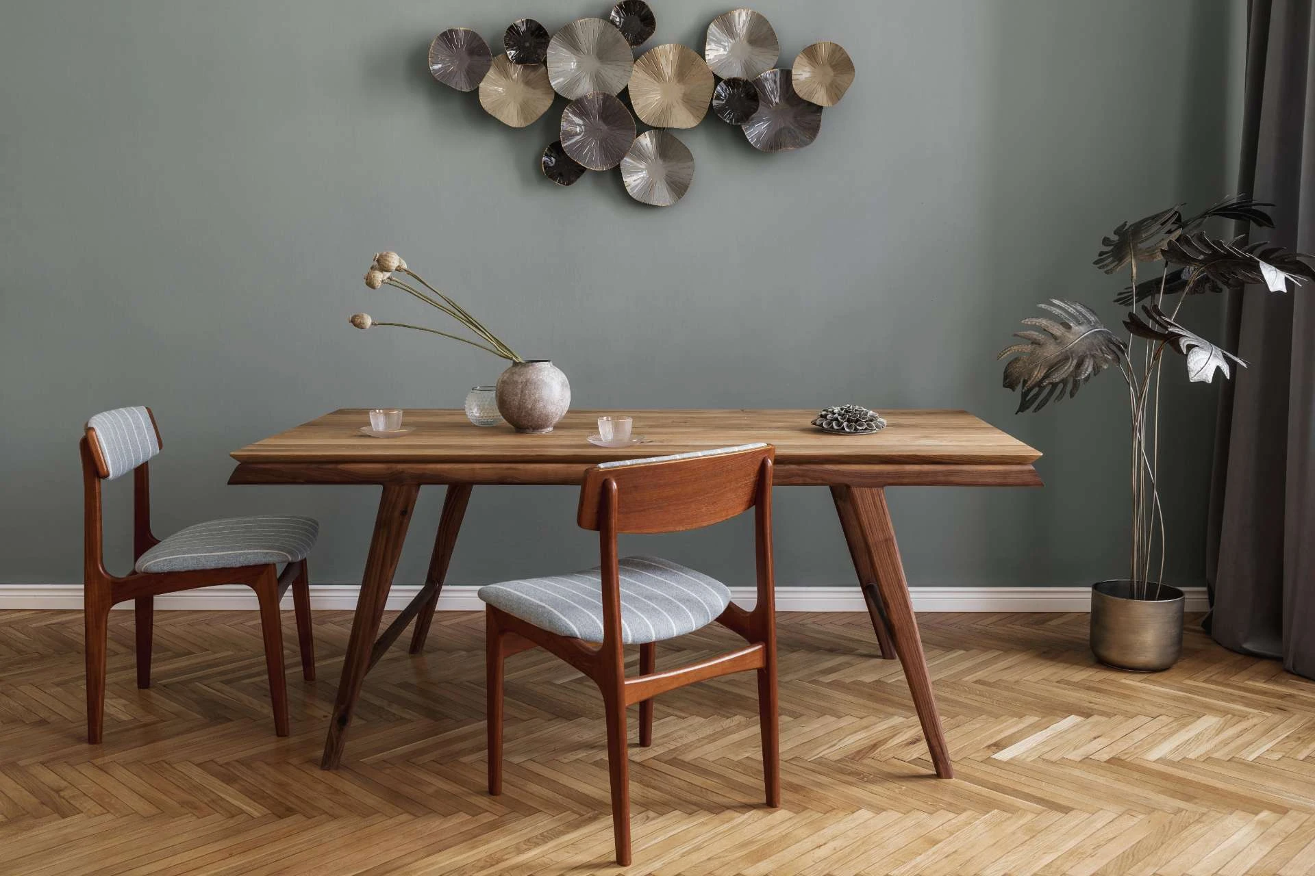 The best gray wallpaper ideas in the living room