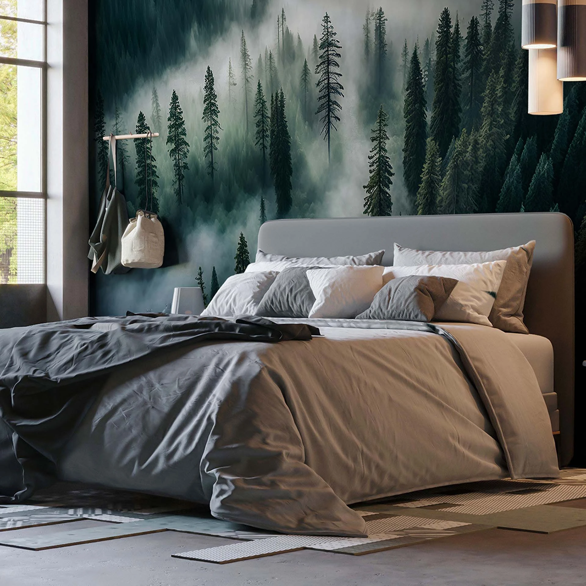 Bedroom wallpapers original designs ⭐ by MallDeco