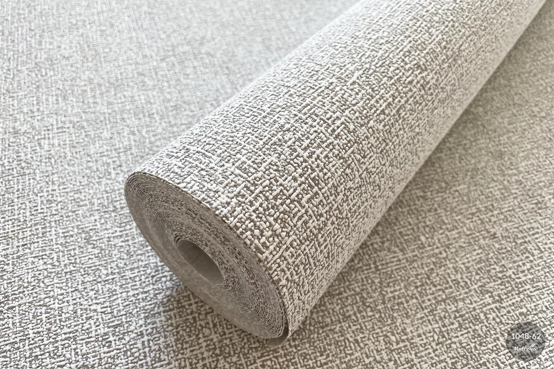 Vinyl wallpaper for living room or hallway, gray, Europa pattern