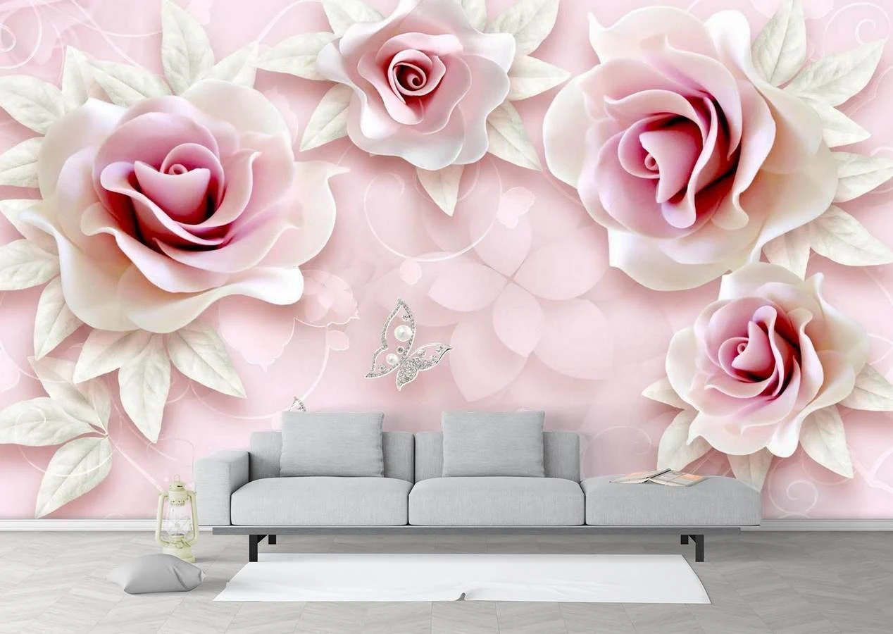 3d rose flower wallpaper