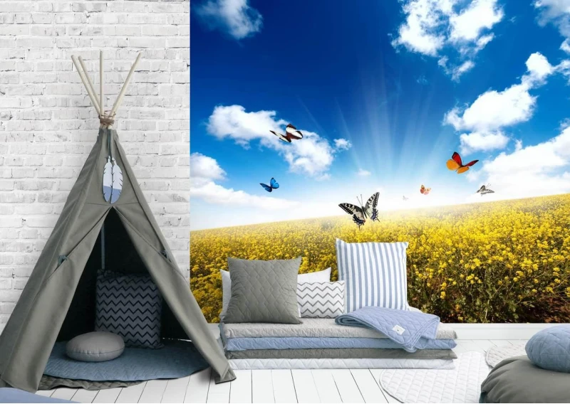 Fototapete, Un camp cu flori Art.01118