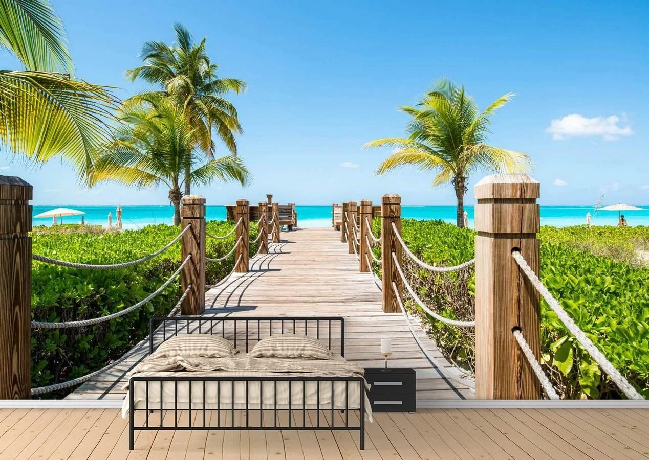 Wall murals, The bridge in perspective Art.01445